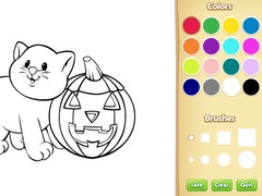                                                                     Halloween Coloring Book ﺔﺒﻌﻟ