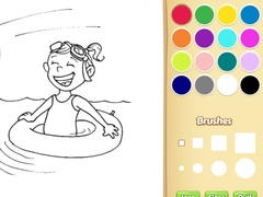                                                                     Summer Coloring Book For Kids ﺔﺒﻌﻟ