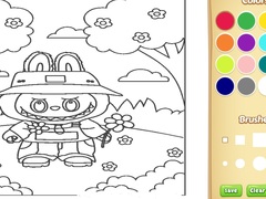                                                                     Cute Labubu Coloring Book for Kids ﺔﺒﻌﻟ