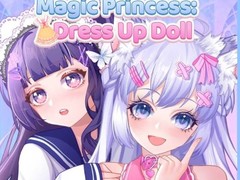                                                                     Magic Princess Dress Up Doll ﺔﺒﻌﻟ