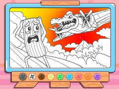                                                                     Coloring Book: Bombardino Crocodilo ﺔﺒﻌﻟ