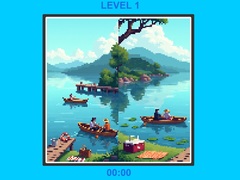                                                                     Pixel Slide Puzzle ﺔﺒﻌﻟ