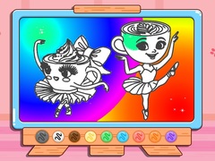                                                                     Coloring Book: Ballerina Cappuccin ﺔﺒﻌﻟ