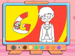                                                                     Coloring Book: Alphabet Lore G ﺔﺒﻌﻟ