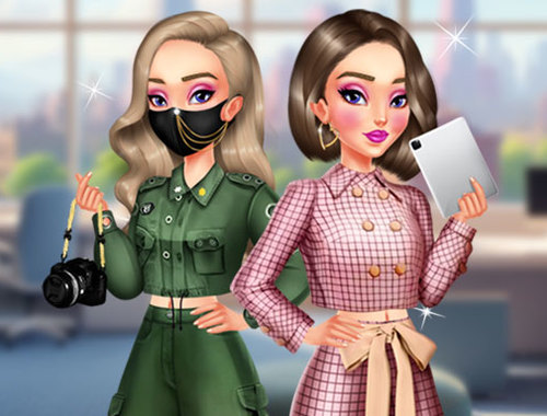 لعبة BFFS K-pop fangirls  على الانترنت.