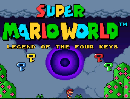 لعبة Super Mario World Legend of the Four Keys  على الانترنت