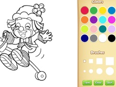                                                                     Clown Coloring Pages ﺔﺒﻌﻟ