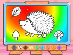                                                                     Coloring Book: Hedgehog ﺔﺒﻌﻟ