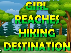                                                                     Girl Reaches Hiking Destination ﺔﺒﻌﻟ