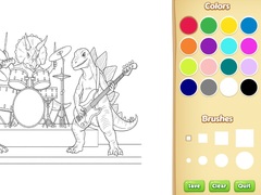                                                                     Dinosaur Coloring Book For Kids ﺔﺒﻌﻟ
