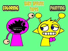                                                                     Coloring Baby Sprunk tapes Painting ﺔﺒﻌﻟ