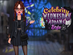                                                                     Celebrity Wednesday Addams Style ﺔﺒﻌﻟ