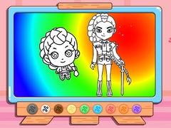                                                                     Coloring Book: Kpop Rumi ﺔﺒﻌﻟ