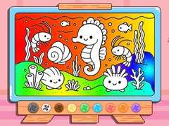                                                                     Coloring Book: Kawaii Sea Animals ﺔﺒﻌﻟ