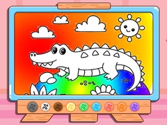                                                                     Coloring Book: Crocodile ﺔﺒﻌﻟ