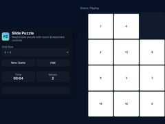                                                                     Sliding Puzzle ﺔﺒﻌﻟ