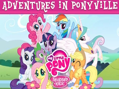                                                                      My Little Pony Friendship magic Adventures in Ponyville ﺔﺒﻌﻟ