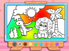                                                                     Coloring Book: Jurassic Dinosaurs ﺔﺒﻌﻟ