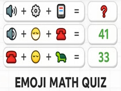                                                                     Emoji Math Quiz ﺔﺒﻌﻟ