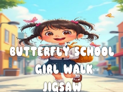                                                                     Butterfly School Girl Walk Jigsaw ﺔﺒﻌﻟ