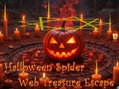                                                                     Halloween Spider Web Treasure Escape ﺔﺒﻌﻟ