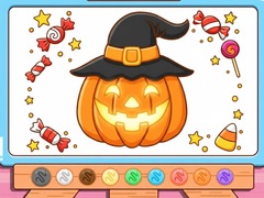                                                                     Coloring Book: Halloween Pumpkin ﺔﺒﻌﻟ