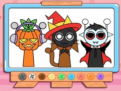                                                                     Coloring Book: Incredibox Sprunki Halloween ﺔﺒﻌﻟ