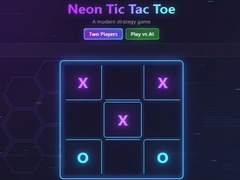 Neon Tic-Tac-Toe ﺔﺒﻌﻟ