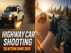                                                                     Highway Car Shooting 3D Action Game 2025 ﺔﺒﻌﻟ