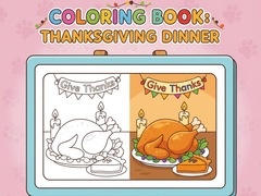                                                                     Coloring Book: Thanksgiving Dinner ﺔﺒﻌﻟ