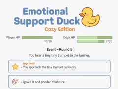                                                                     Emotional Support Duck ﺔﺒﻌﻟ