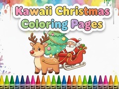                                                                     Kawaii Christmas Coloring Pages ﺔﺒﻌﻟ