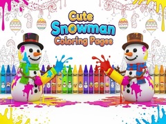                                                                     Cute Snowman Coloring Pages ﺔﺒﻌﻟ