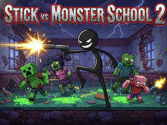                                                                     Stick vs Monster School 2 ﺔﺒﻌﻟ