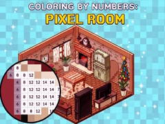                                                                     Coloring by Numbers. Pixel Room ﺔﺒﻌﻟ