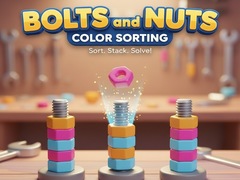                                                                     Bolts and Nuts Color Sorting ﺔﺒﻌﻟ