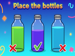                                                                     Place the bottles ﺔﺒﻌﻟ