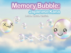                                                                     Memory Bubble: Japanese Kana ﺔﺒﻌﻟ