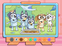                                                                     Coloring Book: Bluey Spy Game Friends ﺔﺒﻌﻟ