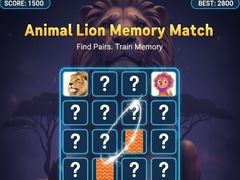                                                                     Animal Lion Memory Match ﺔﺒﻌﻟ