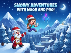                                                                     Snowy Adventures with Noob and Pro! ﺔﺒﻌﻟ