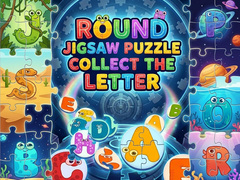                                                                     Round Jigsaw Puzzle - Collect the Letter ﺔﺒﻌﻟ