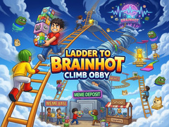                                                                     Ladder to Brainhot: Climb Obby ﺔﺒﻌﻟ