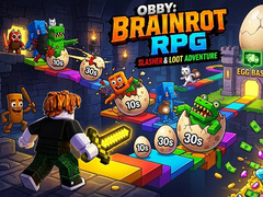                                                                     Obby: Brainrot RPG Slasher & Loot Adventure ﺔﺒﻌﻟ