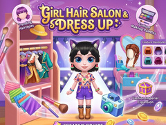                                                                     Girl Hair Salon & Dress Up ﺔﺒﻌﻟ