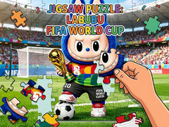                                                                     Jigsaw Puzzle: Labubu FIFA World Cup ﺔﺒﻌﻟ
