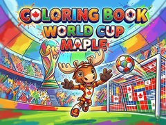                                                                     Coloring Book: World Cup Maple ﺔﺒﻌﻟ
