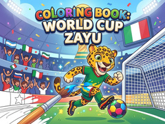                                                                     Coloring Book: World Cup Zayu ﺔﺒﻌﻟ