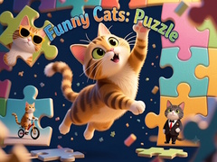                                                                     Funny Cats: Puzzle ﺔﺒﻌﻟ