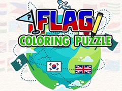                                                                     Flag Coloring Puzzle ﺔﺒﻌﻟ